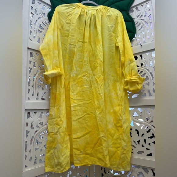 NWT Honorine Paola dress. Color: Citron cloud, yellow. Size M. - Picture 4 of 9